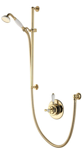 Aqualisa Aquatique Thermo concealed valve - in gold